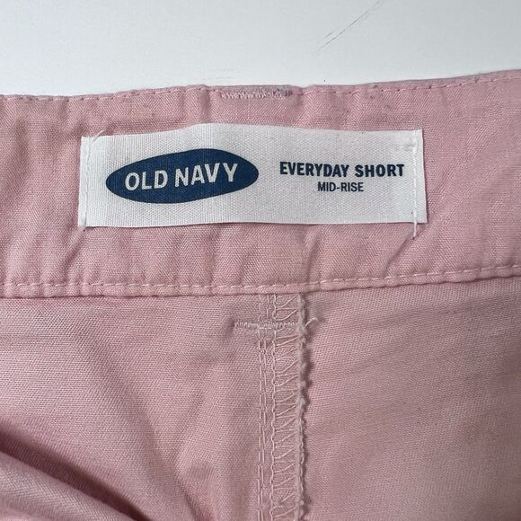 Old Navy Shorts Pink with White Daisies Women's Size 32 Waist Coquette Barbie - Picture 8 of 10